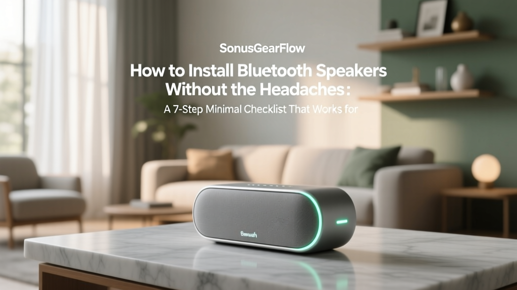 Bluetooth Speaker Installation Guide (2026)