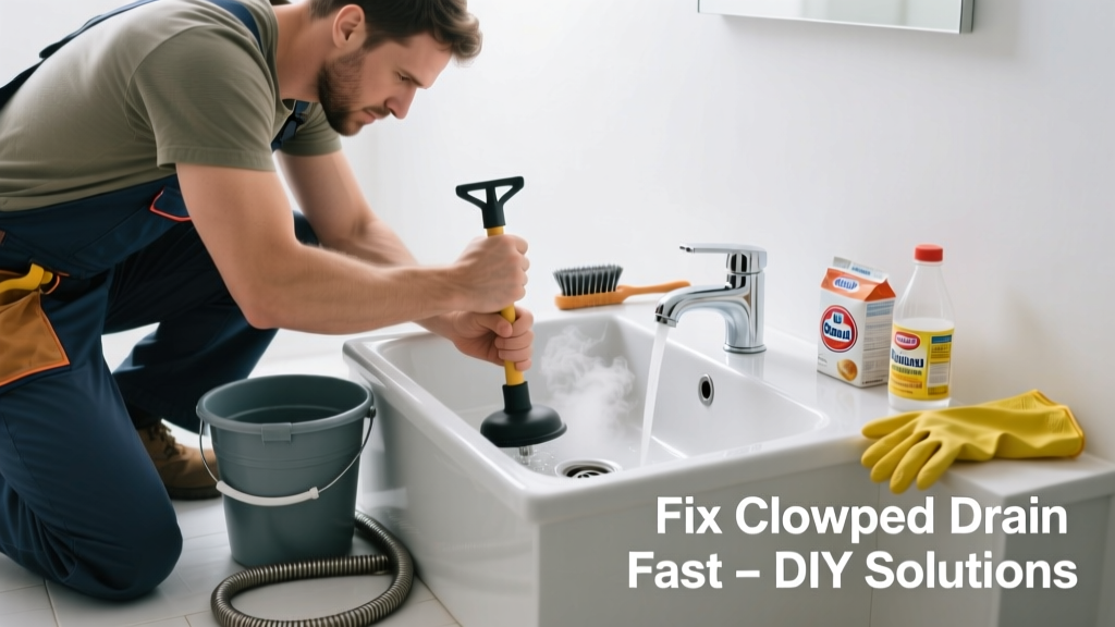 Fix a Clogged Drain in Bathroom: Fast DIY Solutions