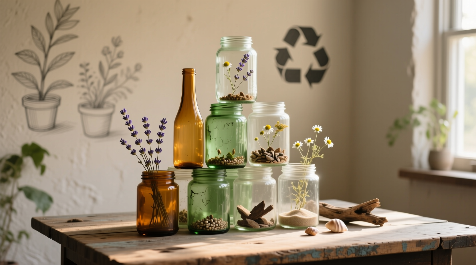 reuse glass jars