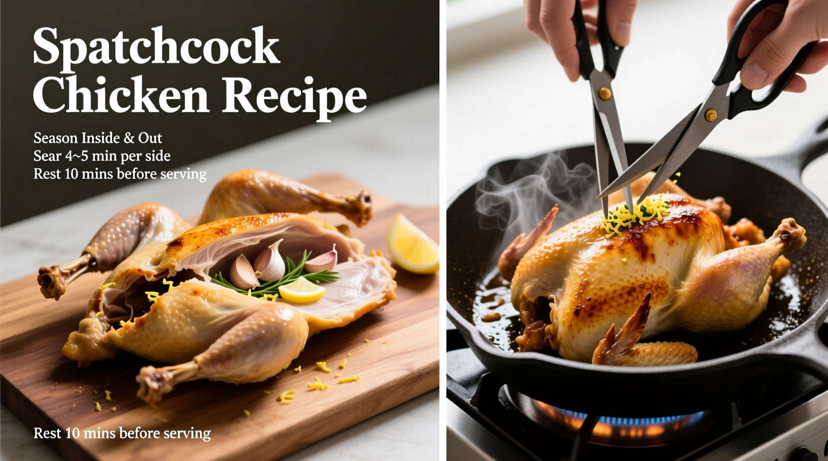 how to cook spatchcock chicken