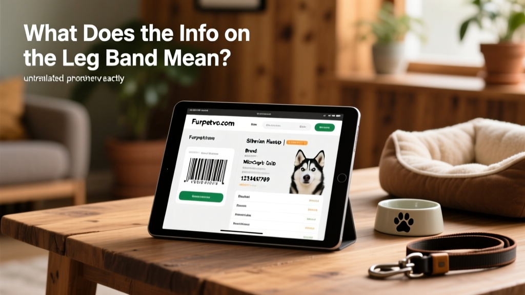 Screenshot of the FurPetVo band lookup tool interface on furpetvo.com