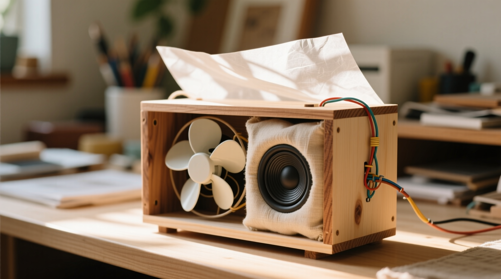 make your own white noise machine on the cheap