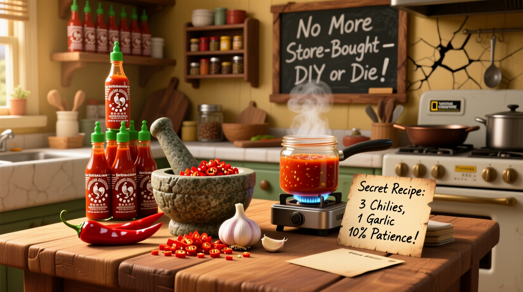 survive the sriracha shortage by making your own