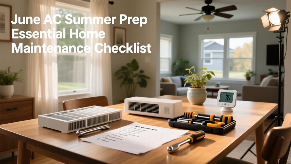 June AC Summer Prep: Essential Home Maintenance Checklist