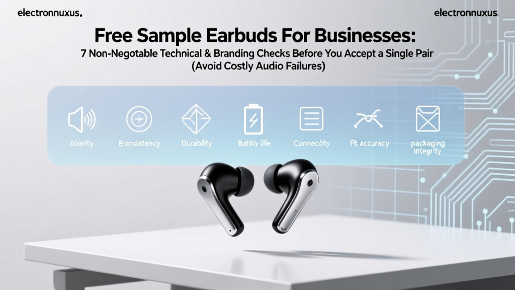 Free Sample Earbuds For Businesses: 7 Non-Negotiable Technical & Branding Checks Before You Accept a Single Pair (Avoid Costly Audio Failures)
