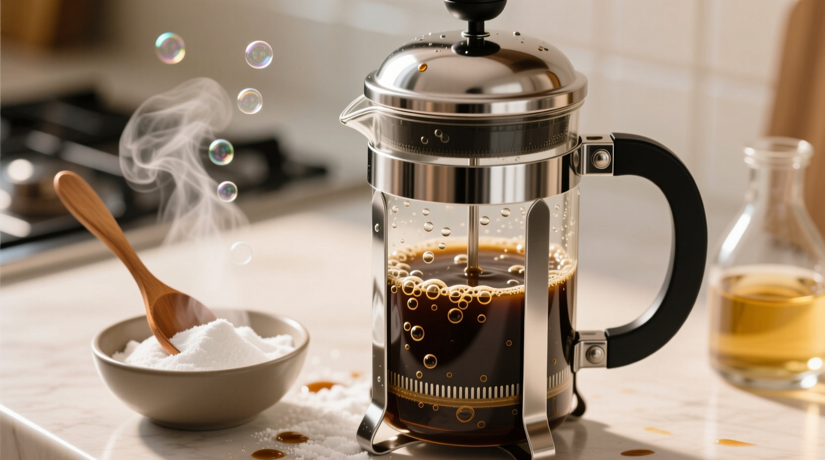 eco friendly french press deep clean