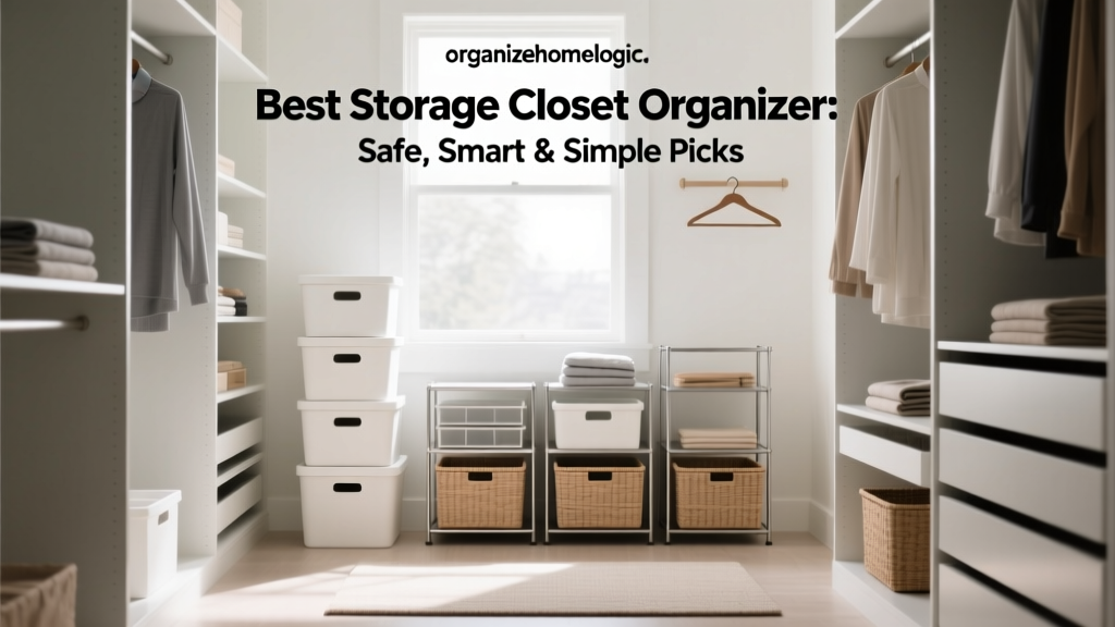 Best Storage Closet Organizer: Safe, Smart & Simple Picks