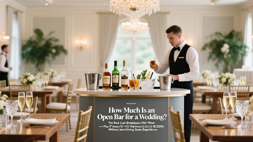 Open Bar Cost for Wedding (2026) — Real Prices & Savings
