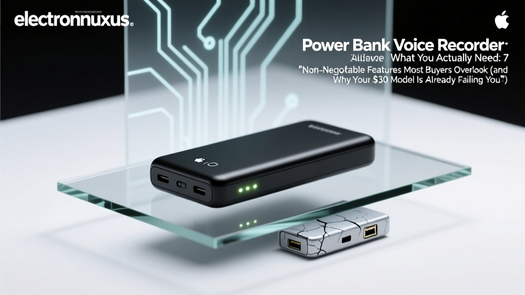 Power Bank Voice Recorder What You Actually Need: 7 Non-Negotiable Features Most Buyers Overlook (and Why Your $30 Model Is Already Failing You)