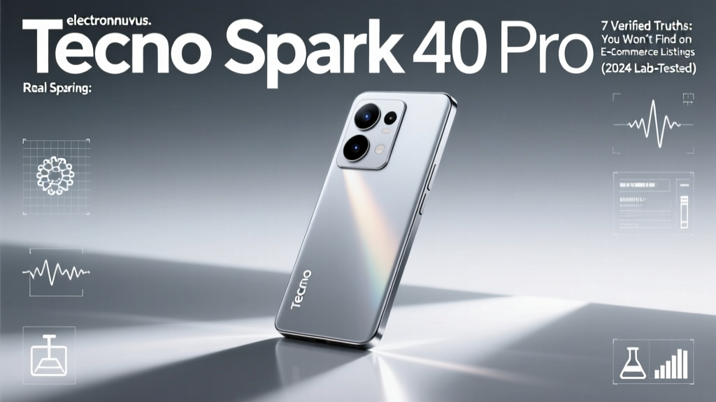 Tecno Spark 40 Pro Real Specs Buying: 7 Verified Truths You Won’t Find on E-Commerce Listings (2024 Lab-Tested)