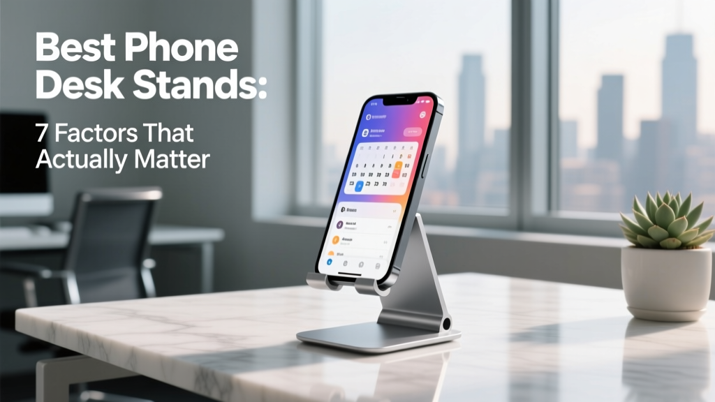 Best Phone Desk Stands: 7 Factors That Actually Matter