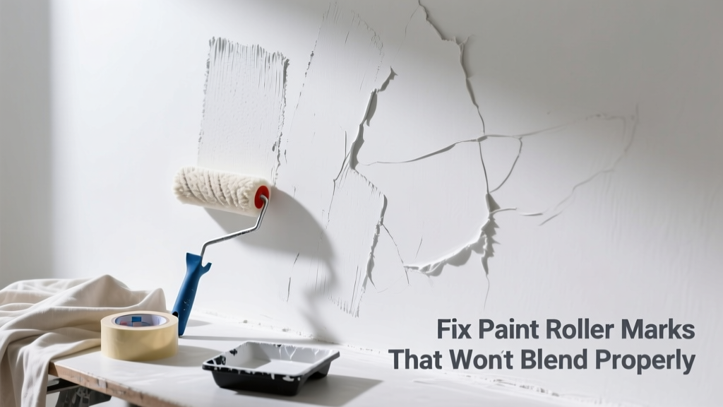 Fix Paint Roller Marks That Won’t Blend Properly
