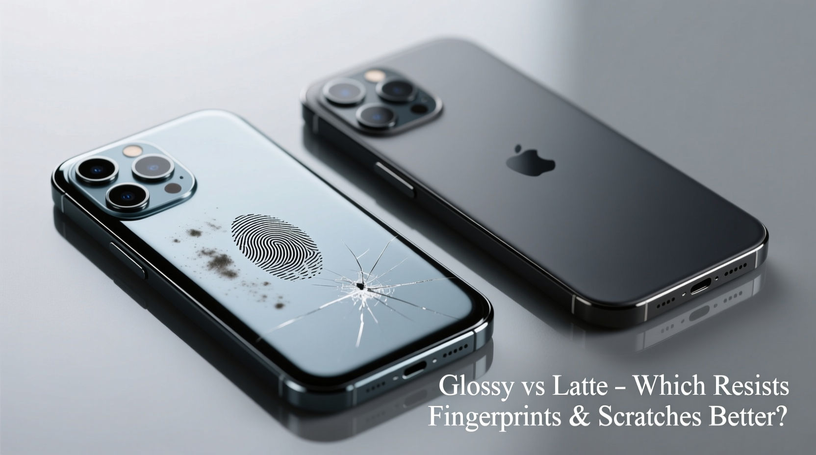 glossy vs matte phone finishes which resists fingerprints and scratches more