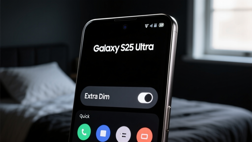 Samsung Galaxy S25 Ultra Extra Dim Feature Review