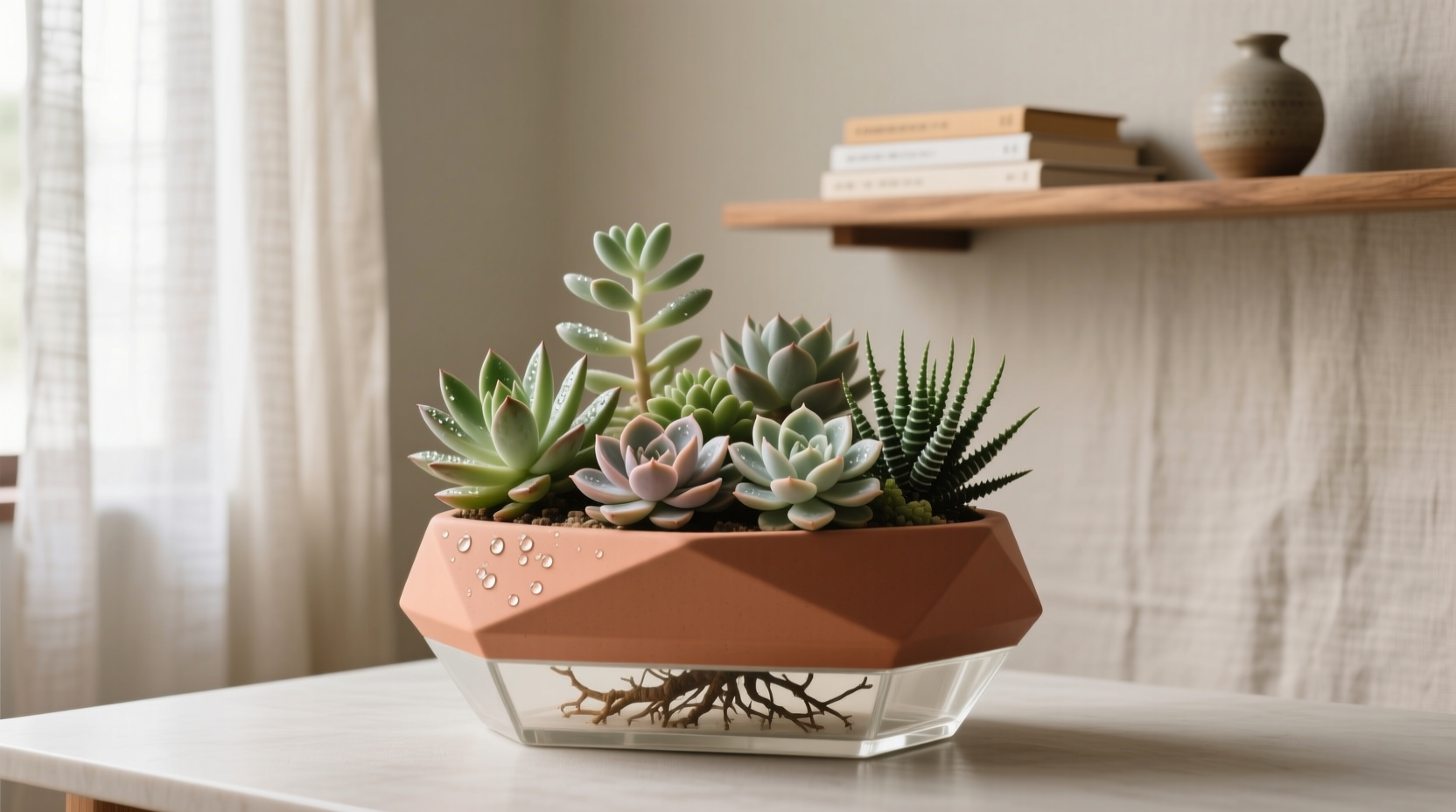 indoor succulent planter