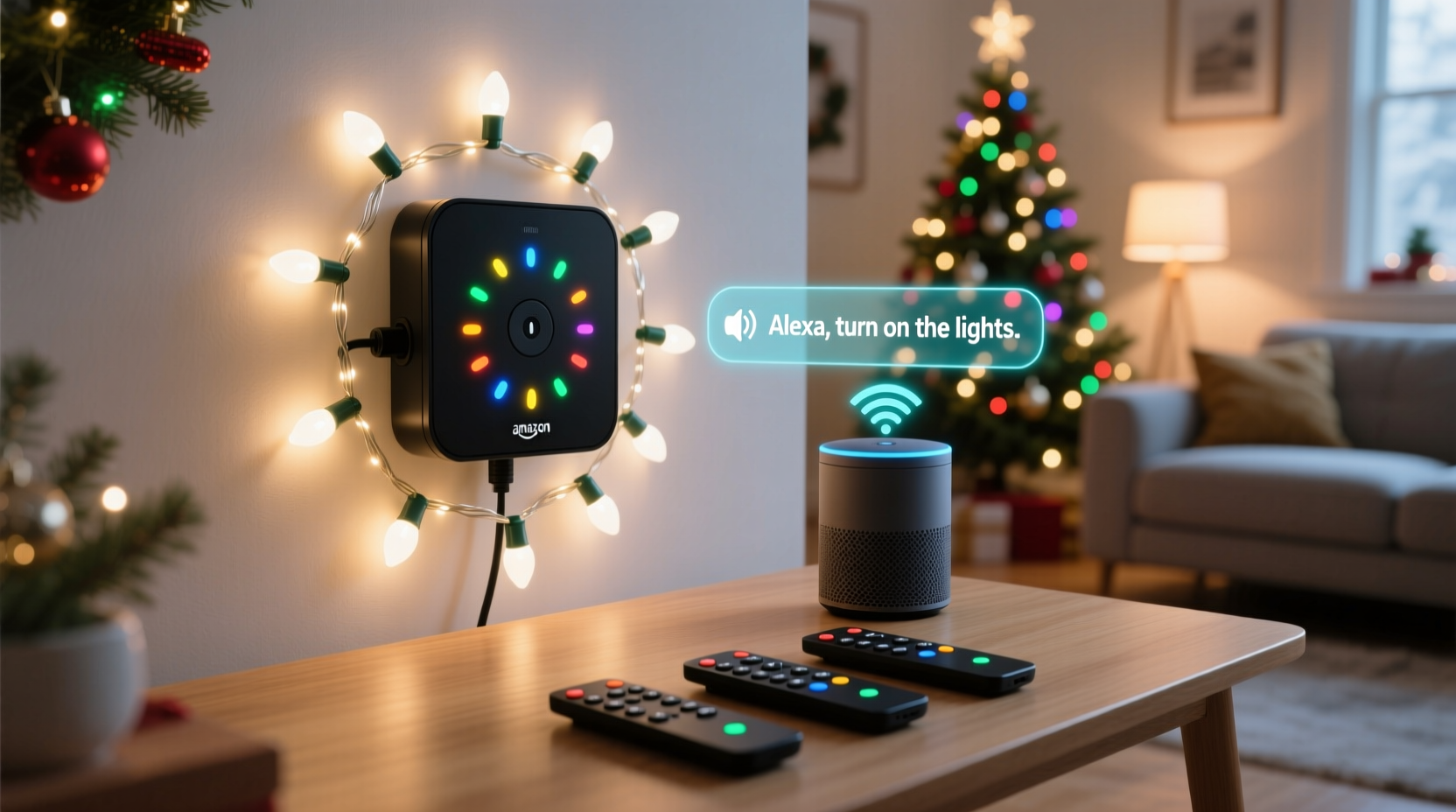 christmas light controller hub vs standalone remotes which works better with voice assistants