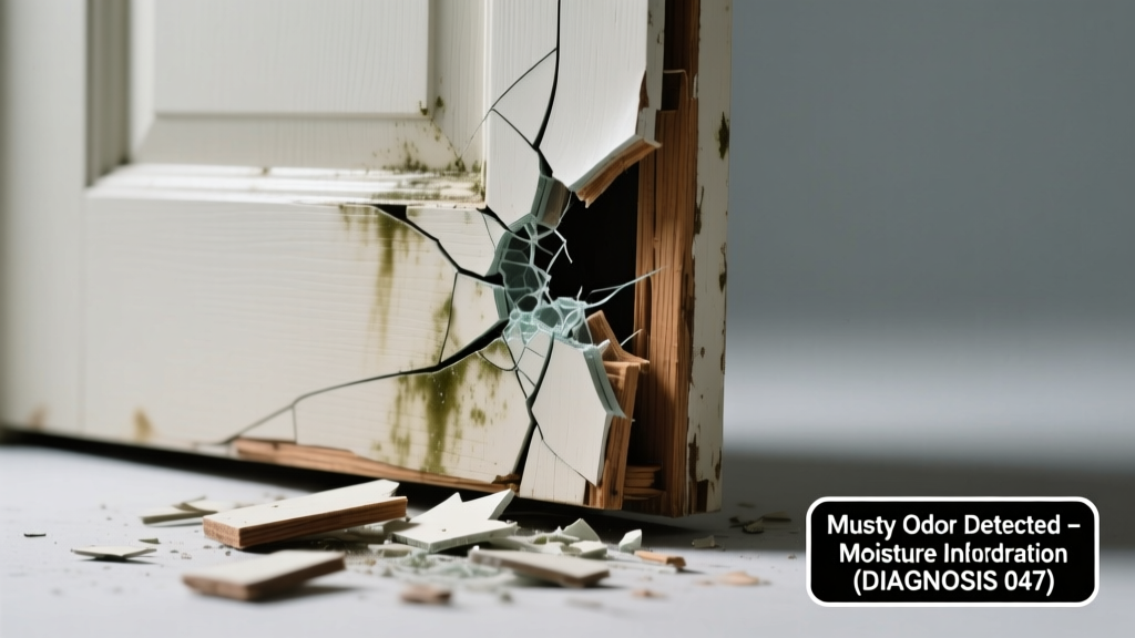 Cracked Door Frame Smells Musty: Quick Diagnosis