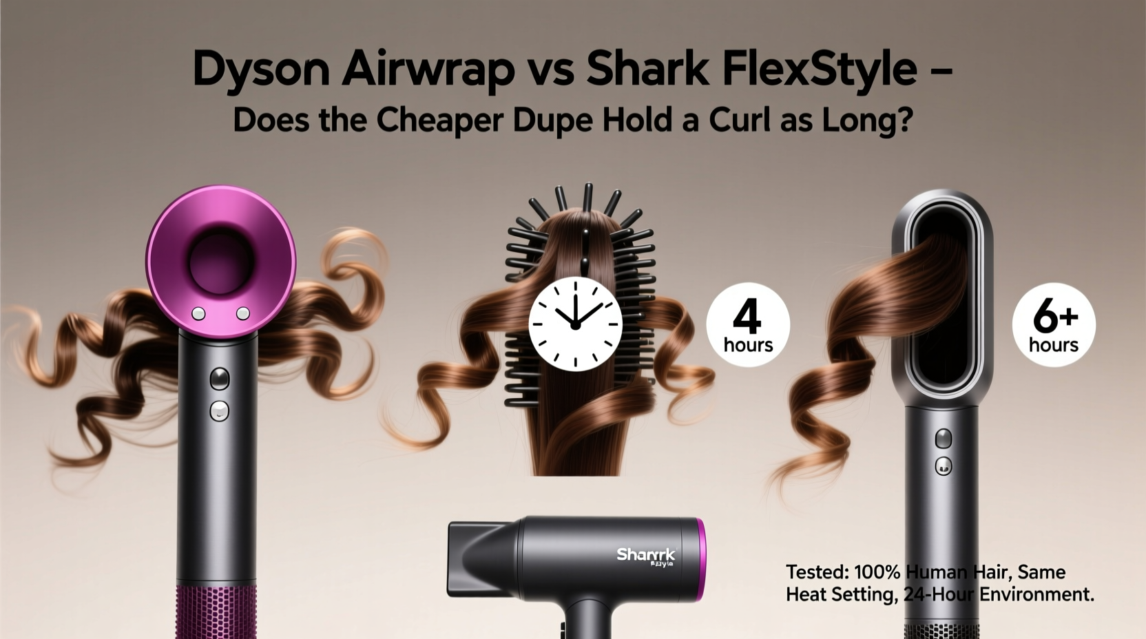 dyson airwrap vs shark flexstyle does the cheaper dupe hold a curl as long