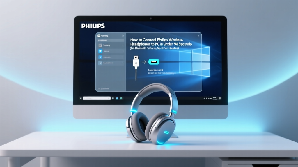 Philips Wireless Headphones PC Setup Guide