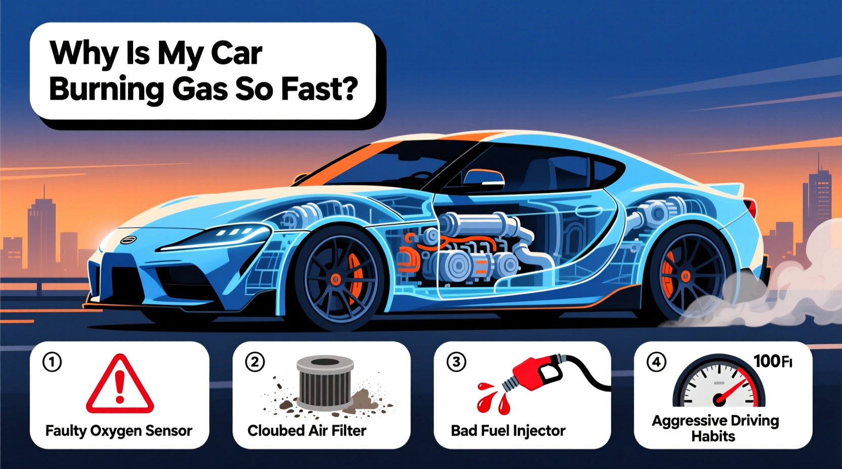 Why Is My Car Burning Gas So Fast? Common Causes Explained, image size:1664x928