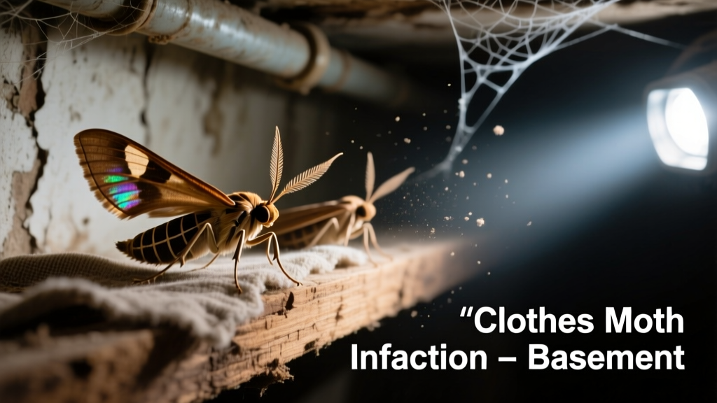 Clothes Moths in Basement: Identification & Control