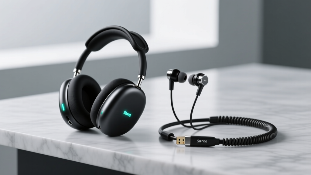 Wireless & Wired Headphones: Studio Sound + Low-Latency BT