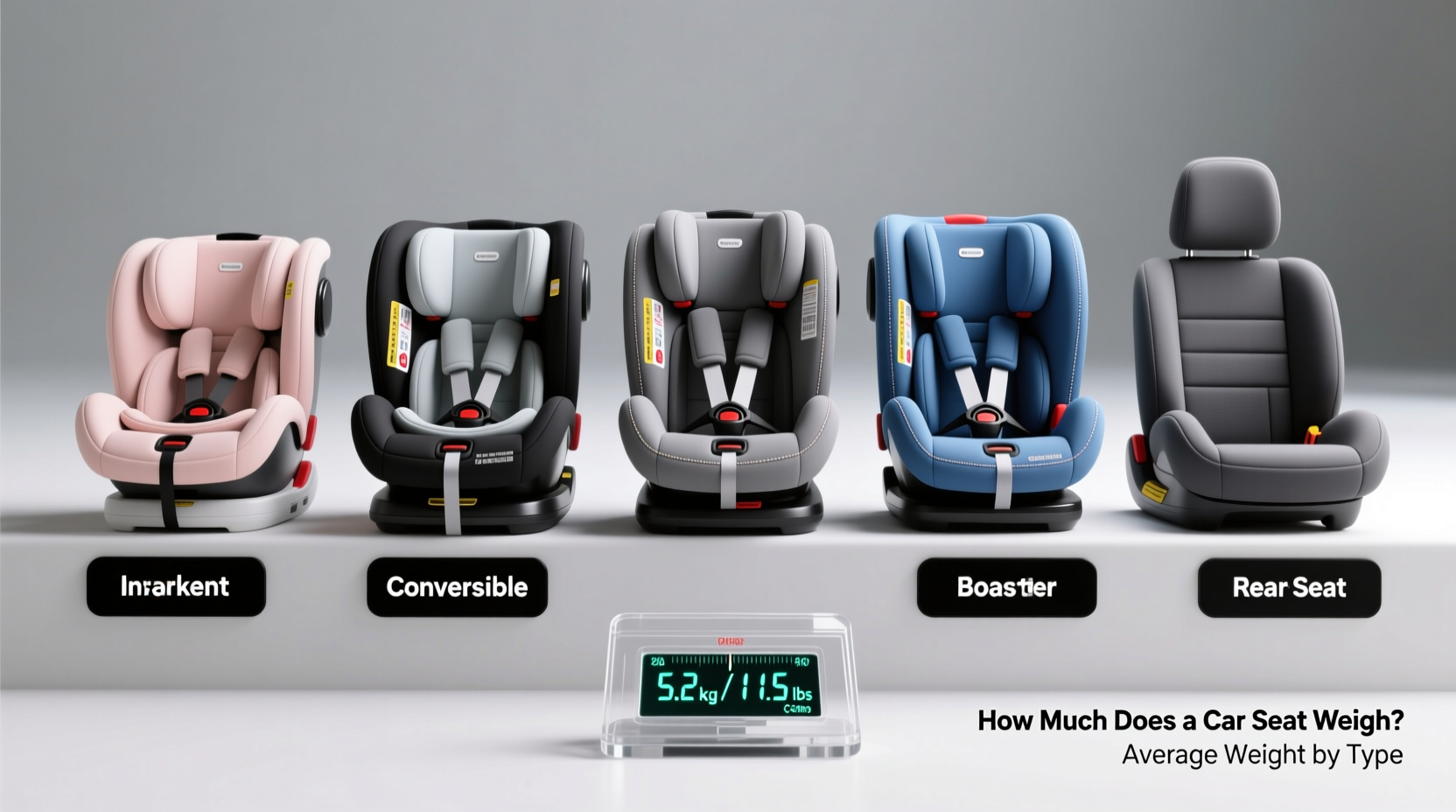 how much does a car seat weigh