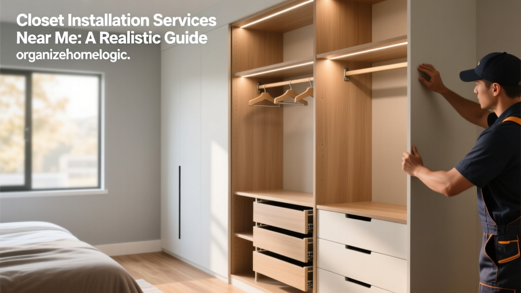 Closet Installation Services Near Me: A Realistic Guide