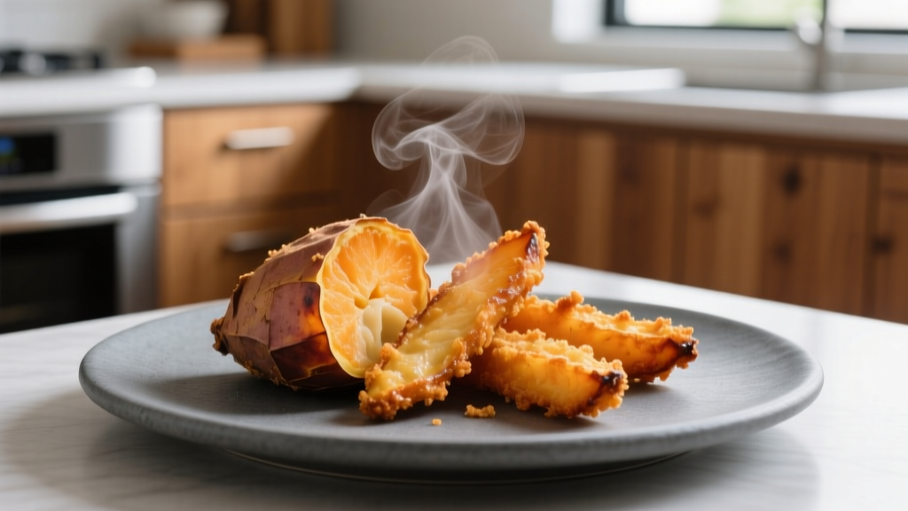 Perfect Air Fryer Japanese Sweet Potato (Crispy & Sweet!)