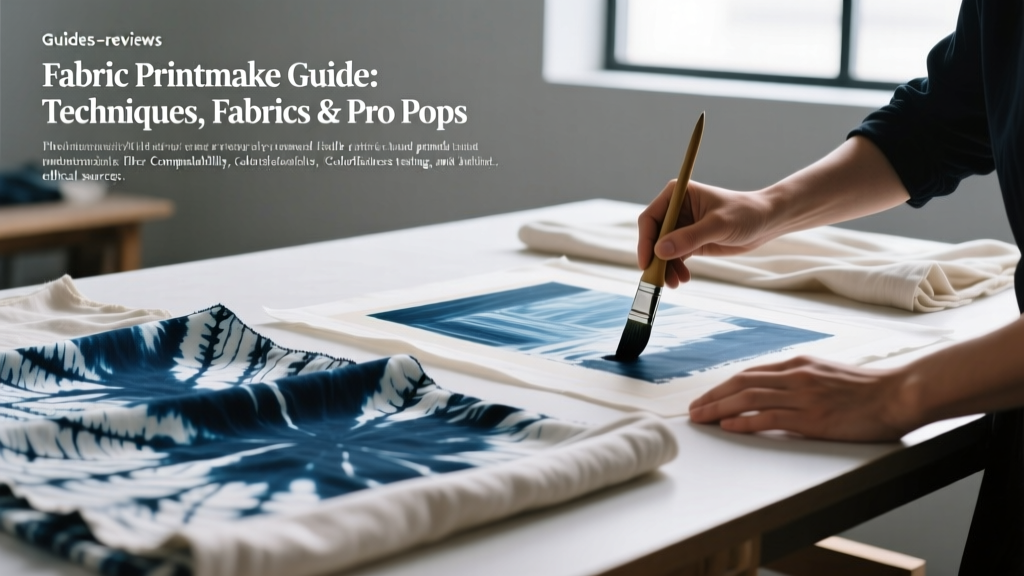 Fabric Printmaking Guide: Techniques, Fabrics & Pro Tips