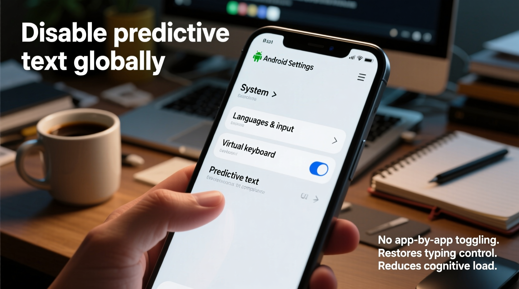 How to Turn Off Predictive Text on Android