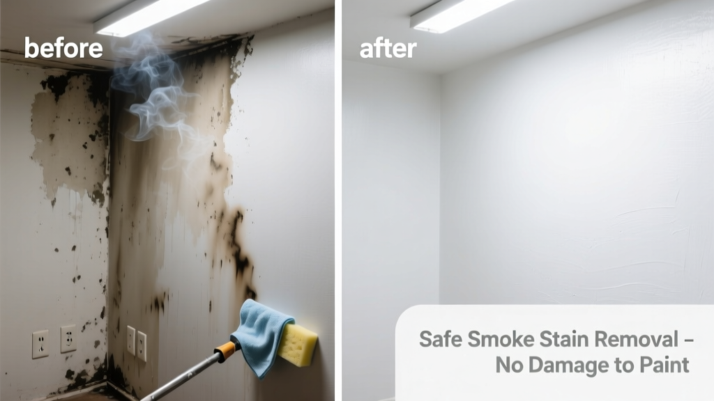 How to Remove Smoke Stains from Painted Walls Safely