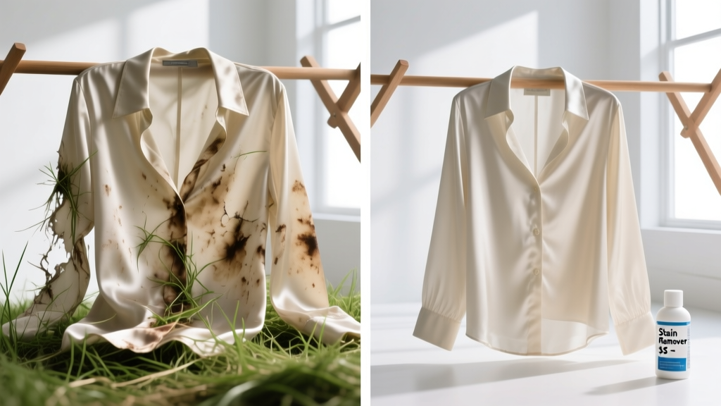Tested: How to Get Grass Out of Silk Garments Fast