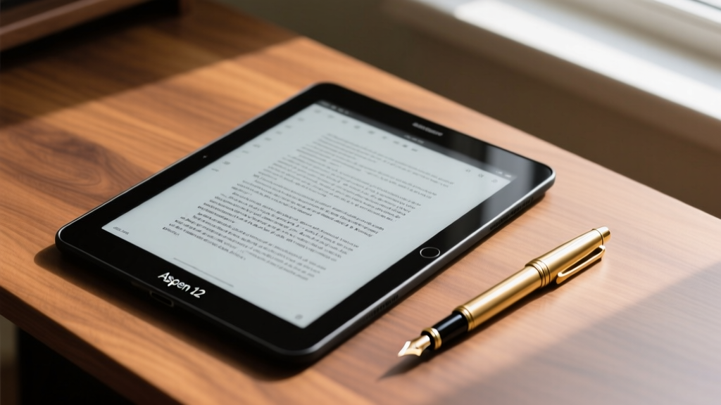 Aspen 12 E-Ink Tablet: Scenario Matchmaker for the Right Workflow