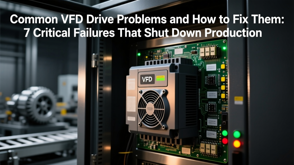 7 Common VFD Problems & Fixes That Restore Production