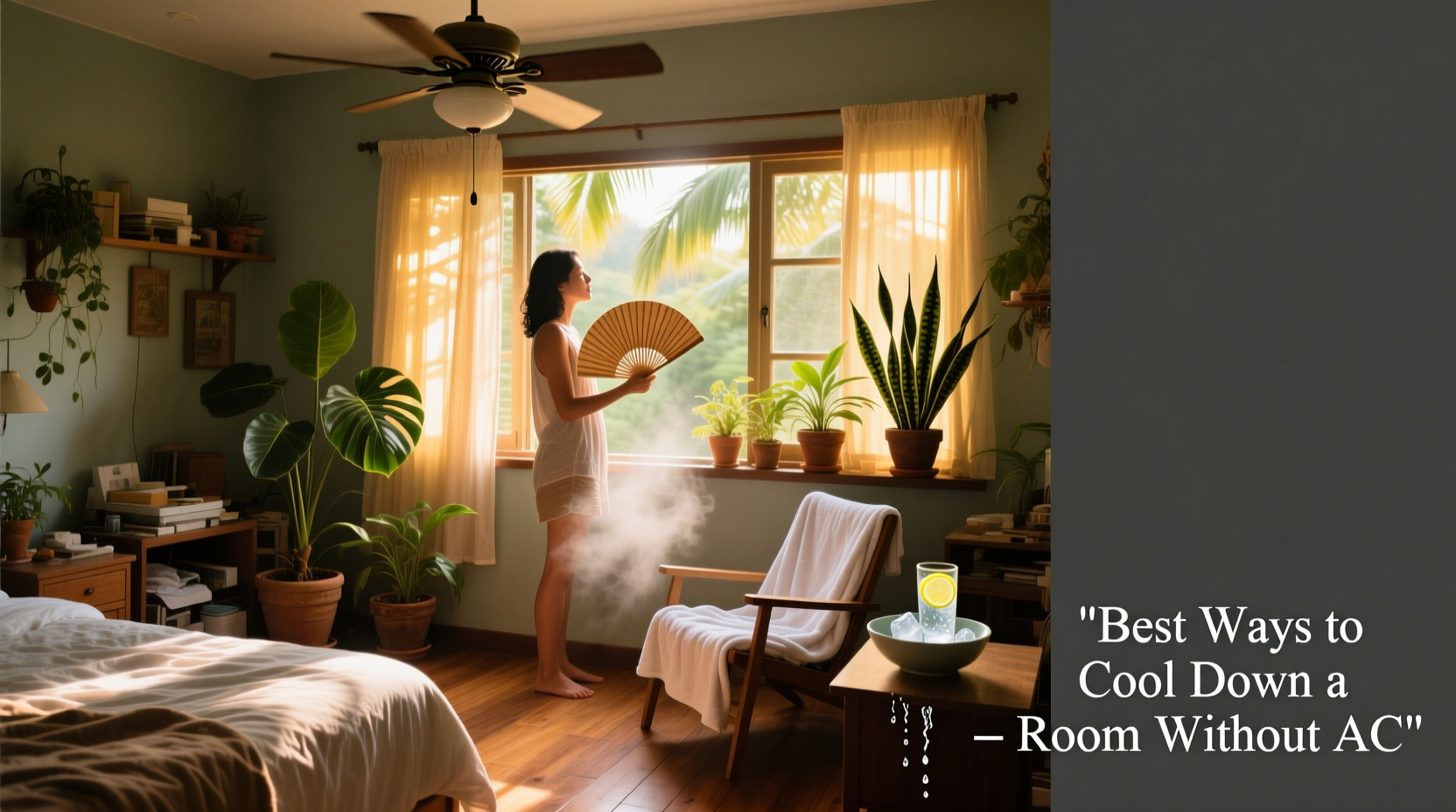 best ways to cool down a room without ac using fans and airflow tricks