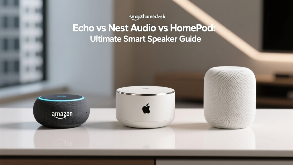 Echo vs Nest Audio vs HomePod: Ultimate Smart Speaker Guide
