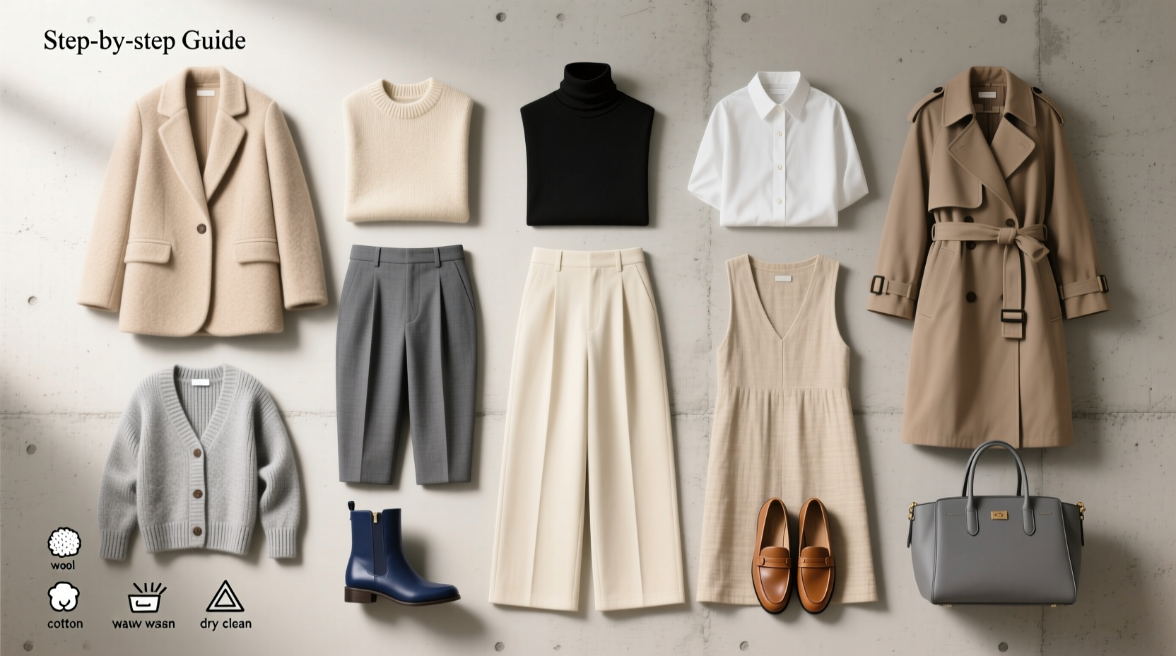 how to make a capsule wardrobe using only neutral colors