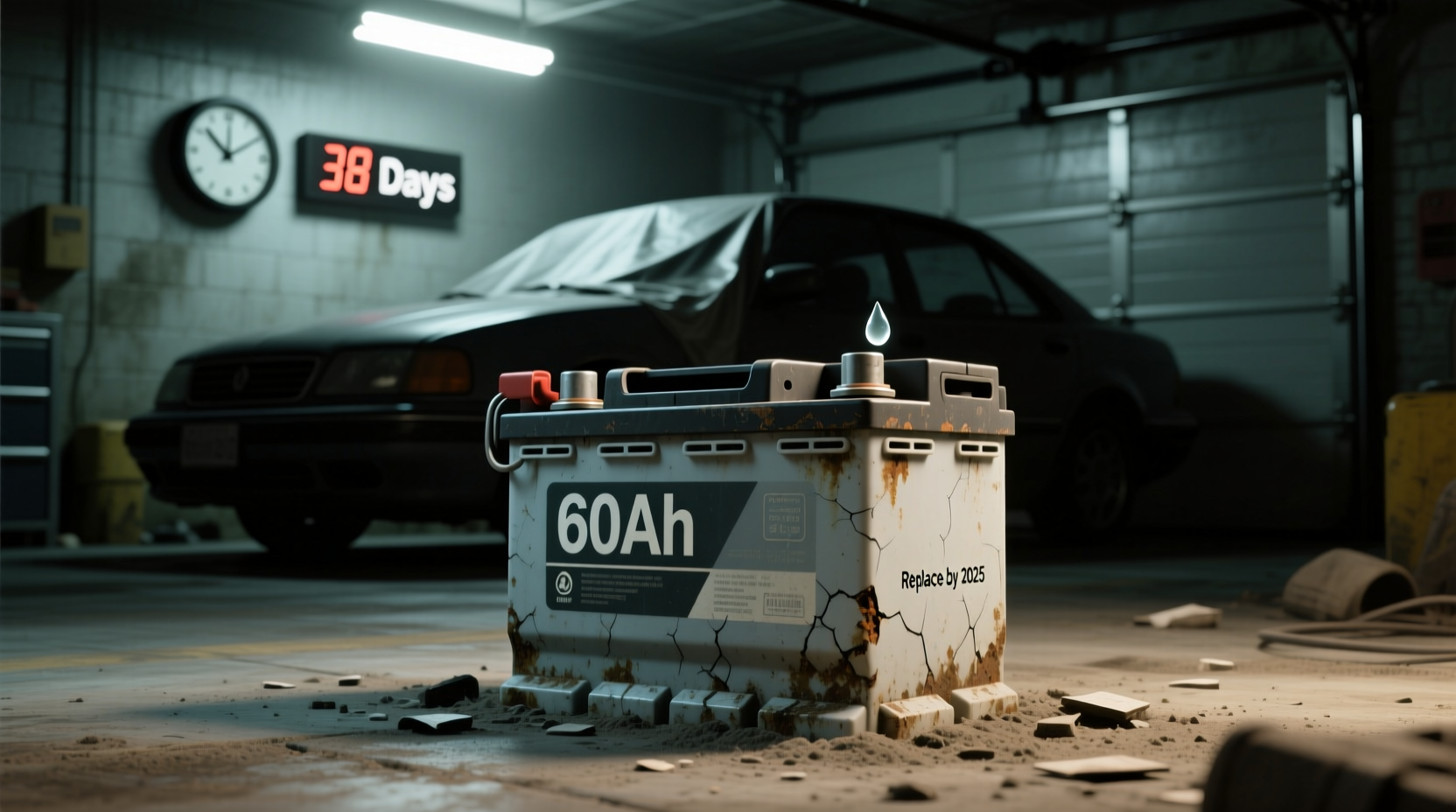 how long will a car battery last without driving