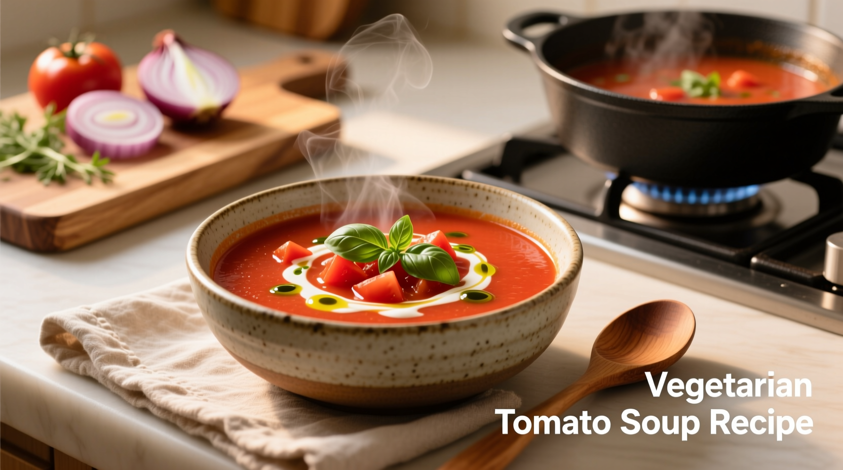 Perfect Vegetarian Tomato Soup Recipe: Creamy & Flavorful