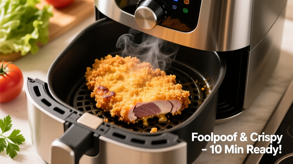 Crispy Frozen Breaded Pork Chops in Air Fryer