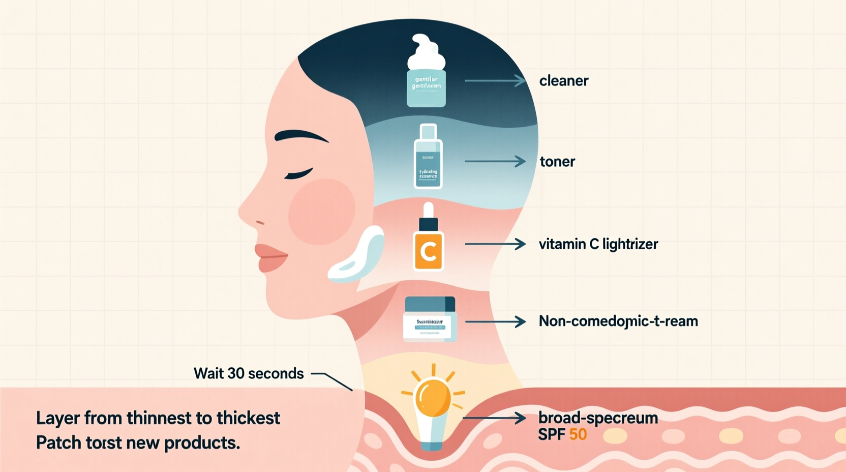 how to layer skincare products for maximum absorption without irritation