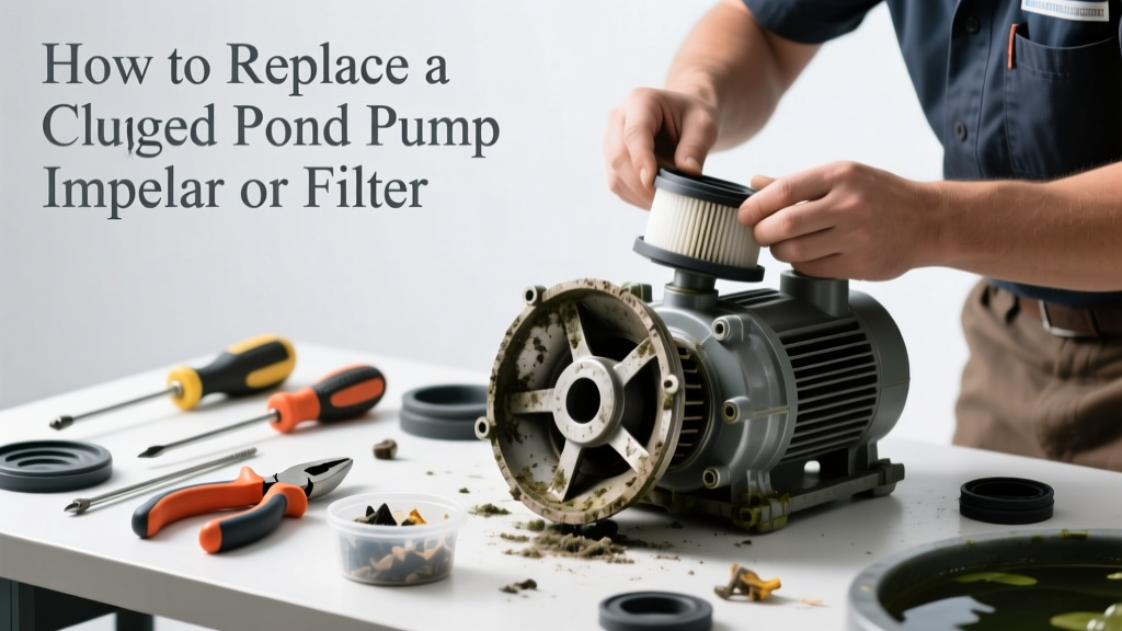 How to Replace a Clogged Pond Pump's Impeller or Filter