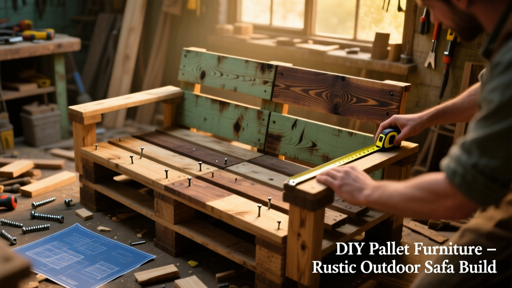 DIY Pallet Furniture: Rustic Outdoor Sofa Build
