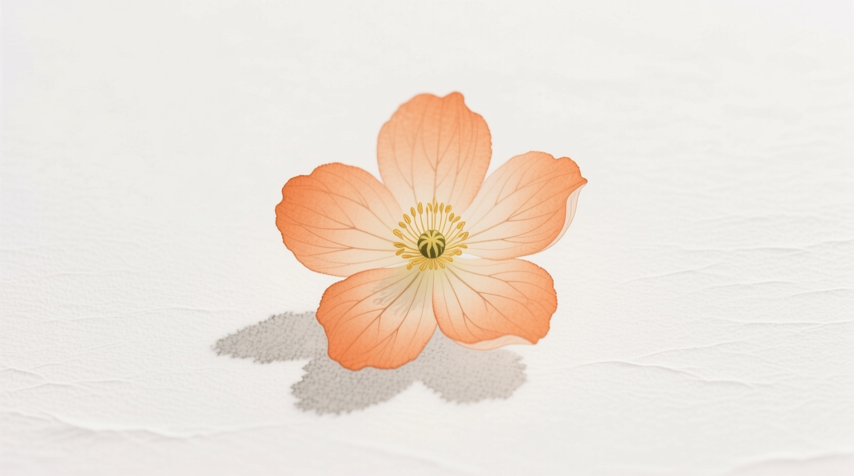 small orange flower