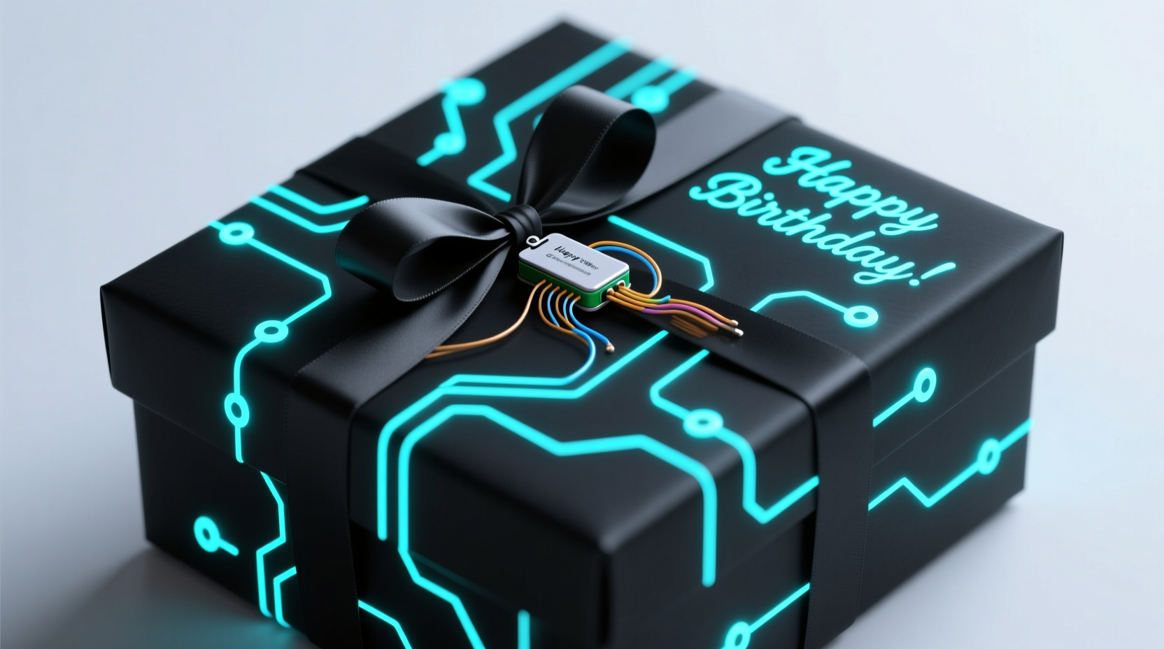 how to wrap presents with conductive ink that lights up when touched