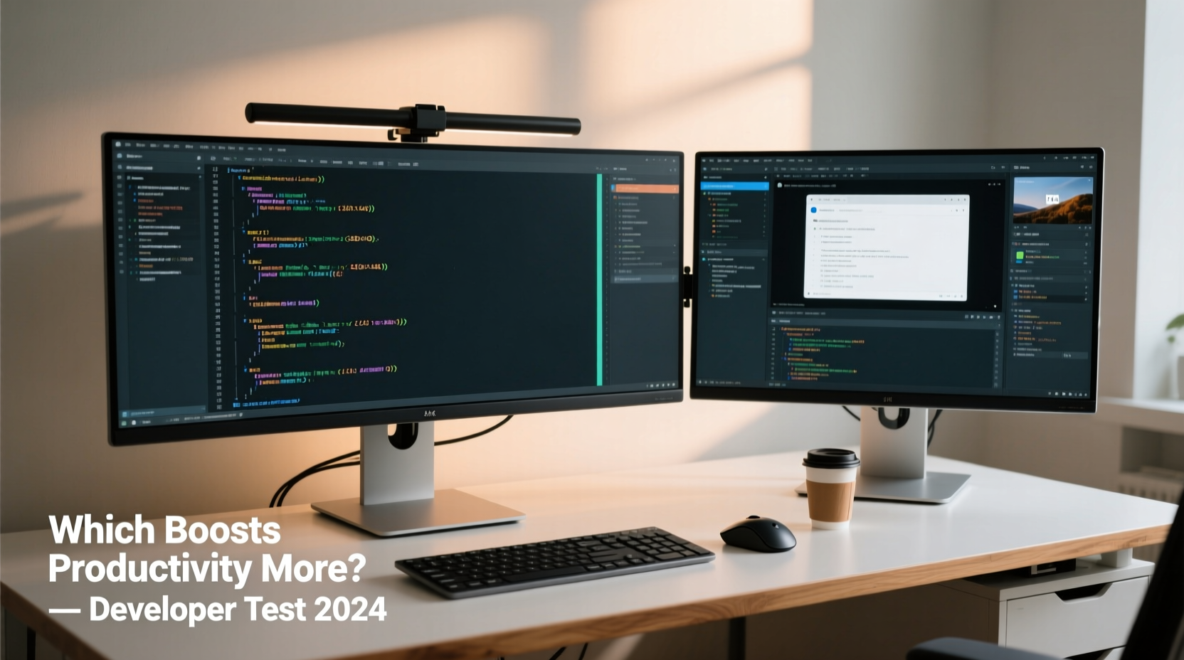 ultrawide monitors vs dual screens which boosts productivity more for coders