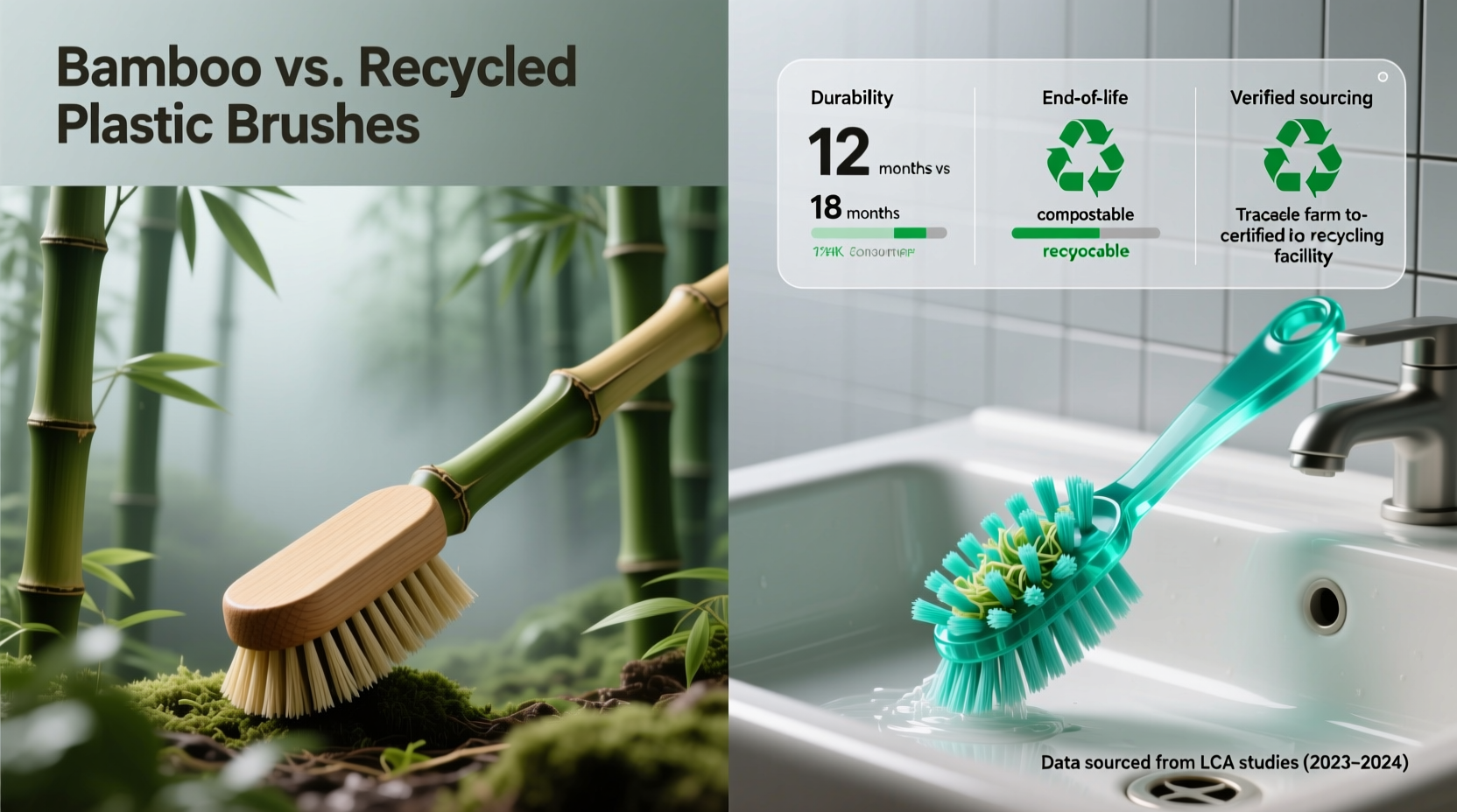 bamboo vs recycled plastic brushes the truth