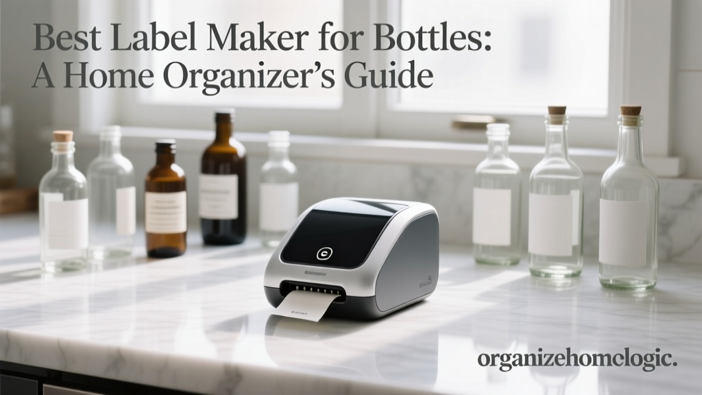 Best Label Maker for Bottles: A Home Organizer’s Guide