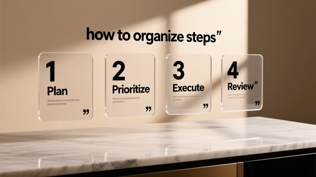 How to Organize Steps: A Practical, Evidence-Based Framework for Clarity and Consistency